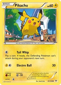 Pikachu 20/108 · Reverse Holo