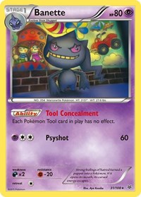 Banette 31/108 · Reverse Holo