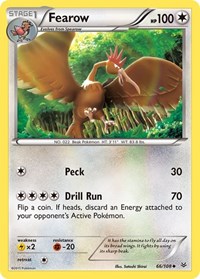 Fearow 66/108 · Reverse Holo