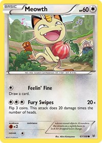 Meowth 67/108 · Reverse Holo