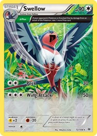 Swellow (72 Delta) 72/108 · Reverse Holo