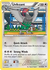 Unfezant 80/108 · Reverse Holo