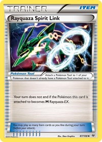 Rayquaza Spirit Link 87/108 Roaring Skies Reverse Holo Pokémon card