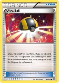 Ultra Ball 93/108 Roaring Skies Reverse Holo Pokémon card