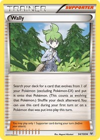 Wally 94/108 Roaring Skies Reverse Holo Pokémon card
