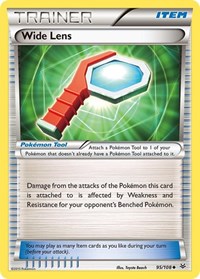 Wide Lens 95/108 Roaring Skies Reverse Holo Pokémon card