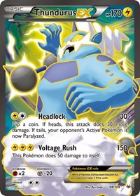 Thundurus EX (98 Full Art) 98/108