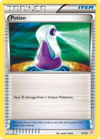 Potion (#23) 23/30 BW Trainer Kit: Excadrill & Zoroark Pokémon card